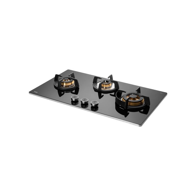 KAFF BLH 783 / BLH 783X- 3 Full Brass Burners Built in Hob, Flame Failure Device, Metal Knobs, Auto Ignition