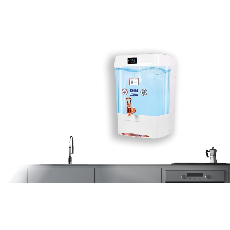 KENT Pearl Sta r-  Digital Display of Purity -Multiple Purification Process -RO+UV+UF+TDS Control +Alkaline+Copper